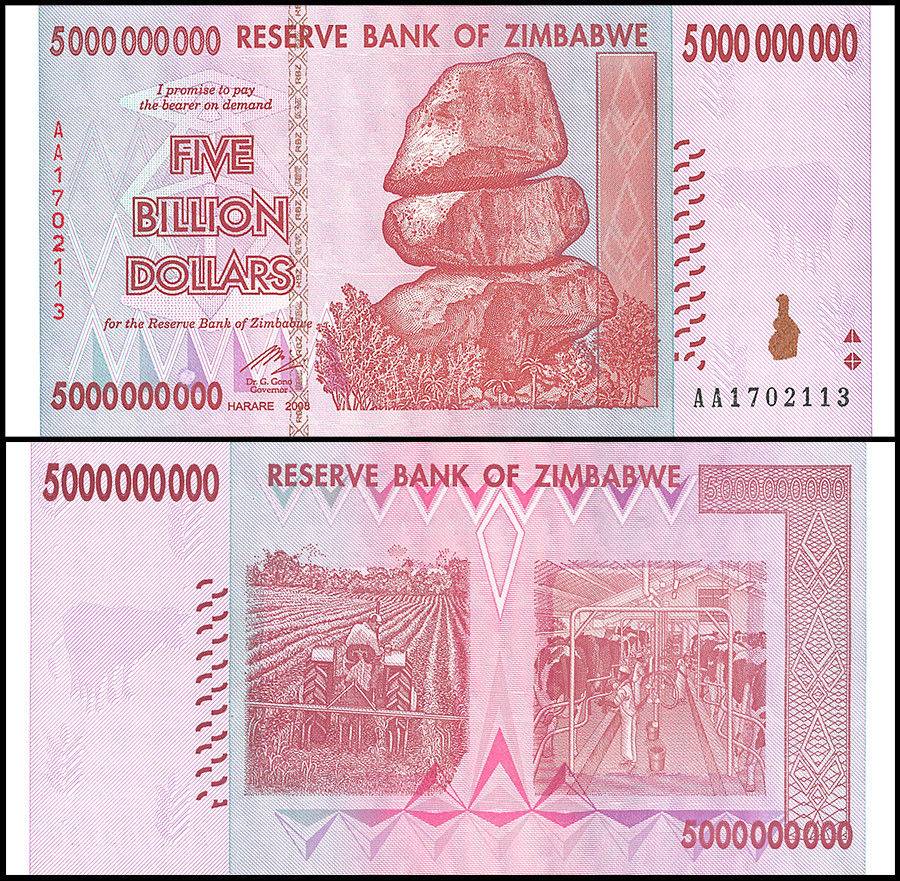 Zimbabwe 25 Billion Dollar BUNDLE ***OFFER***